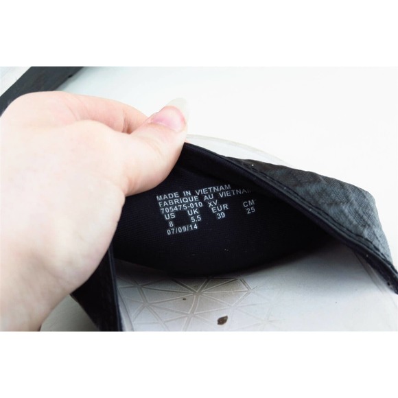 Nike Sz 8 M Black Slide Synthetic Women Sandals 705475010 - Picture 6 of 8